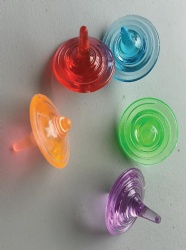 Plastic Finger Spinning Tops